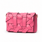Noir Woven Clutch Bag