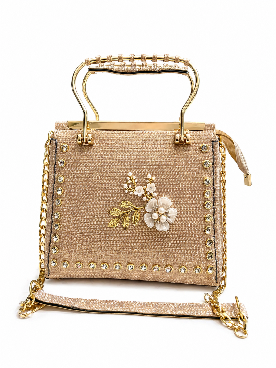 Handle Shinny Fancy Bag