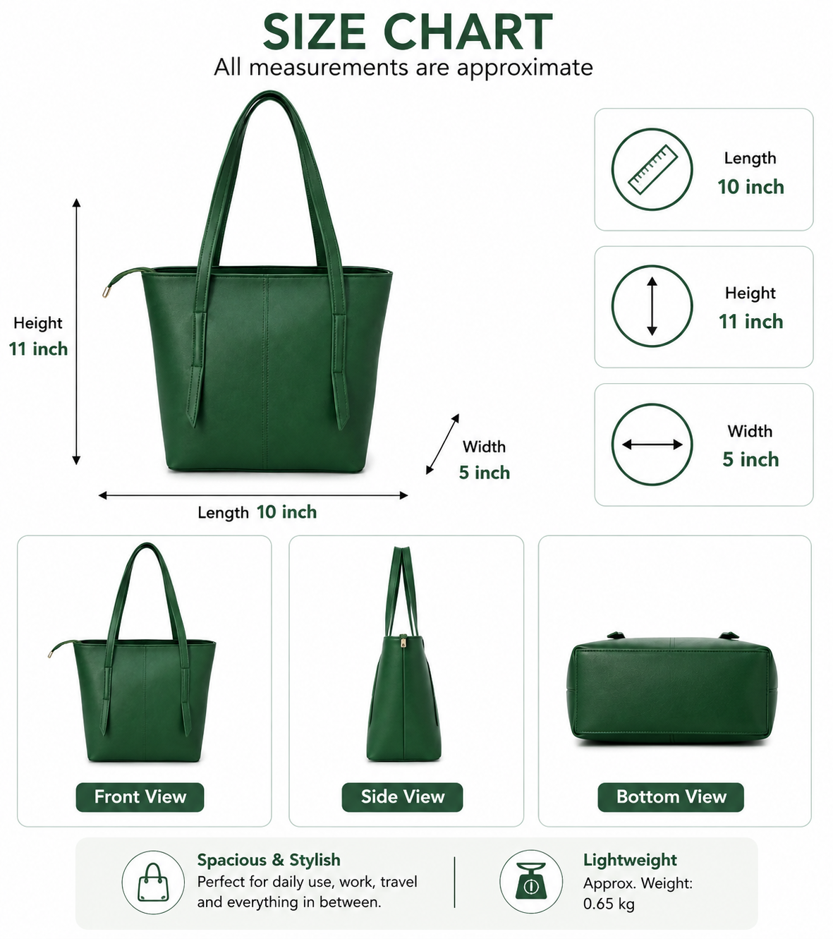 Elegant Knot-Strap Tote Bag