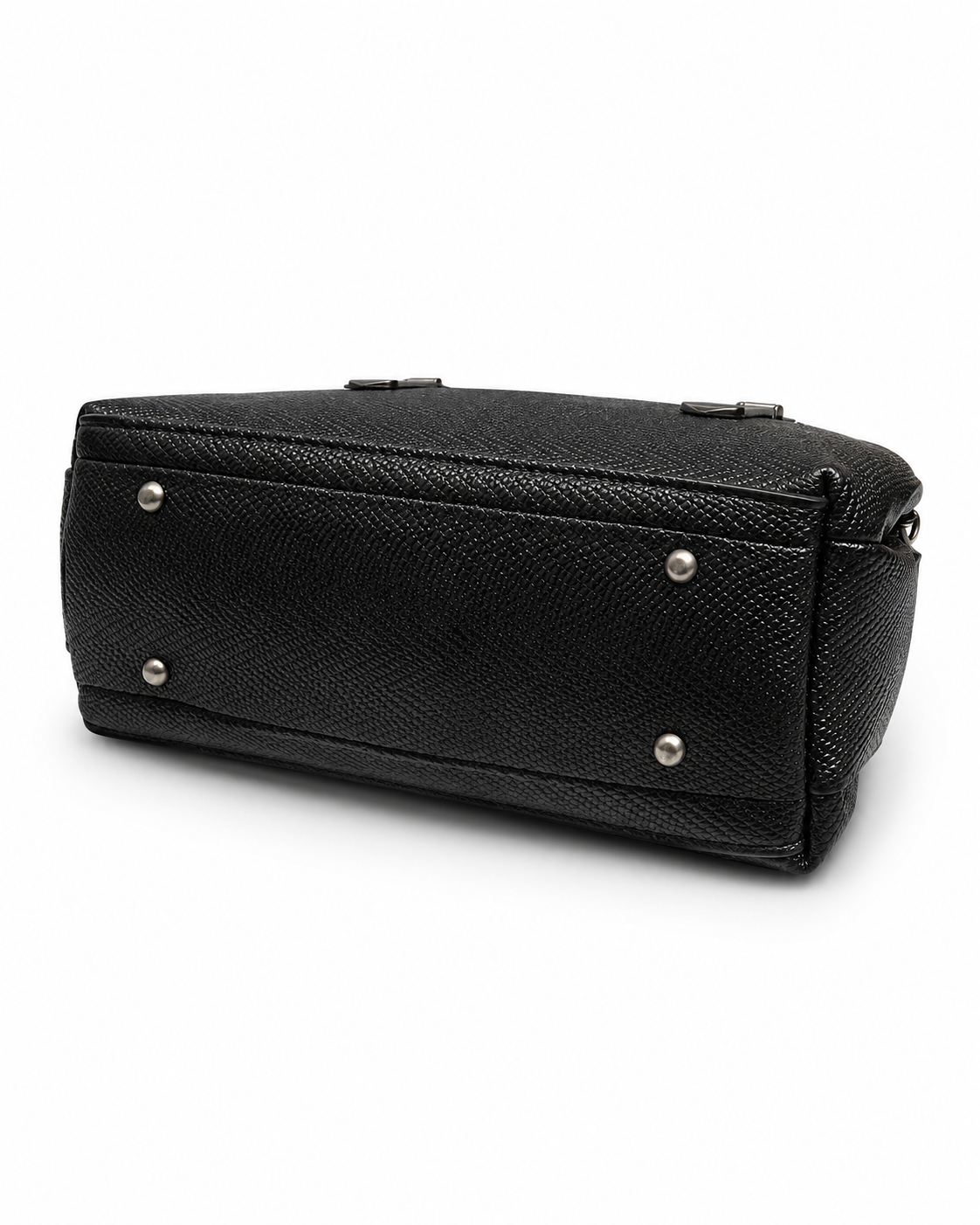 Elara Textured Structured Handbag with Shoulder Strap