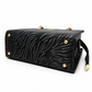 Aurelia Wave-Embossed Chain Handbag