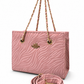 Aurelia Wave-Embossed Chain Handbag
