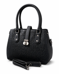Liora Embossed Structured Handbag with Detachable Strap