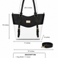Monochrome Grace Tote Bag