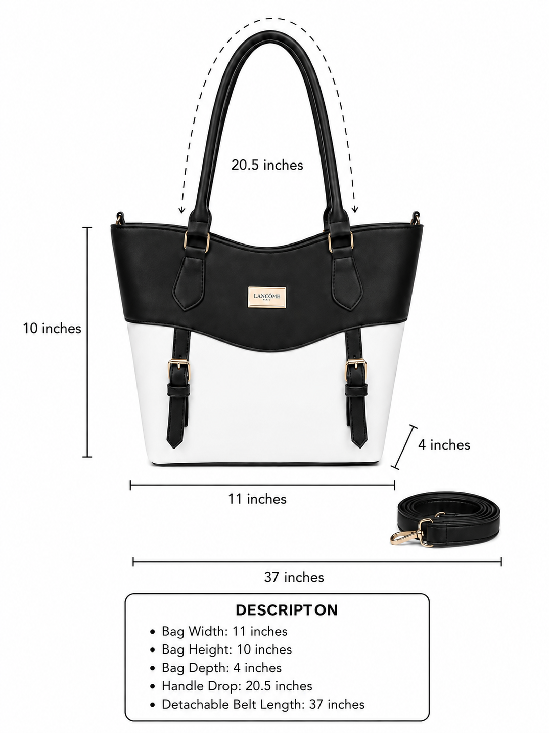 Monochrome Grace Tote Bag