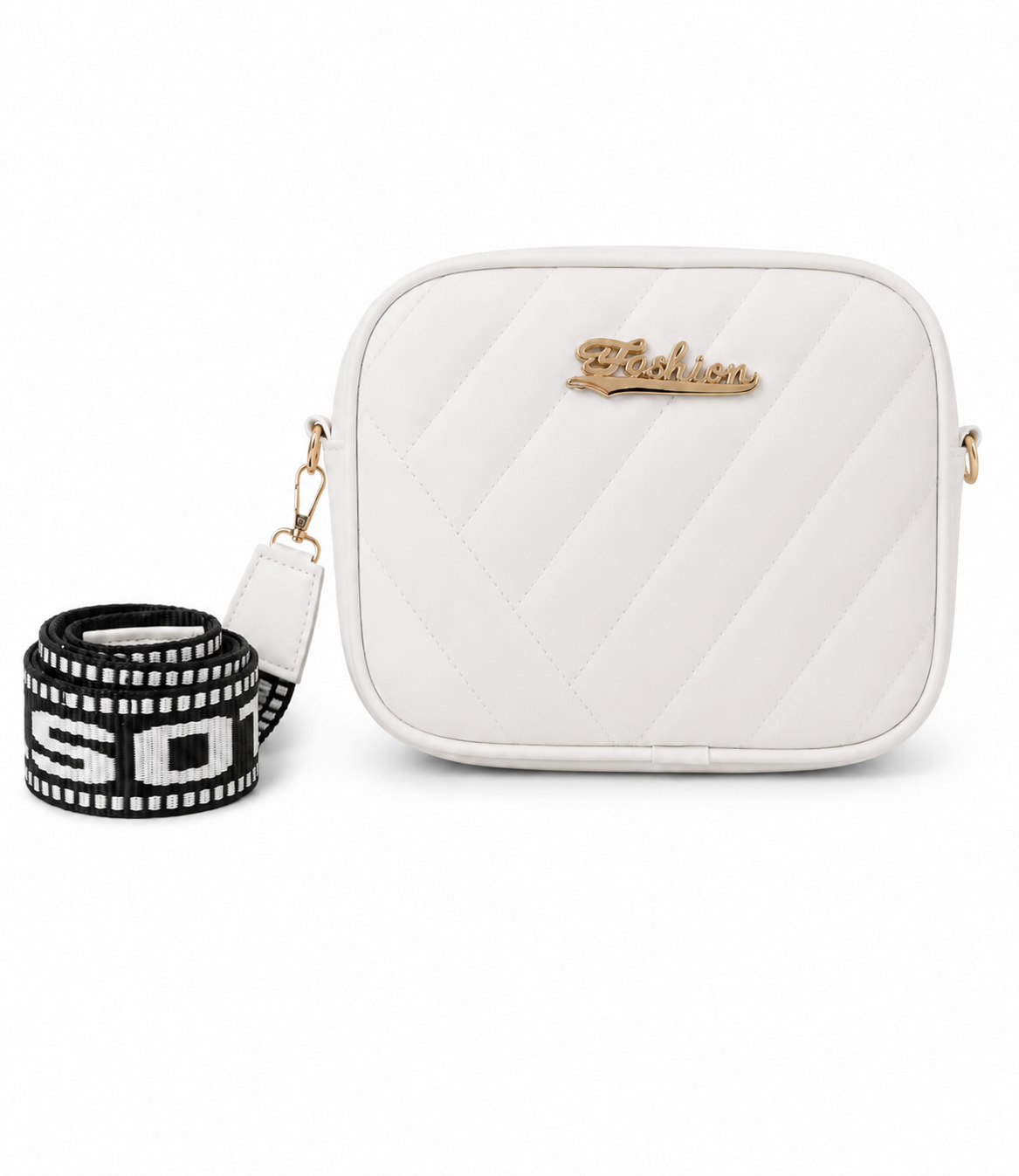 Emerald Quilted Crossbody Bag
