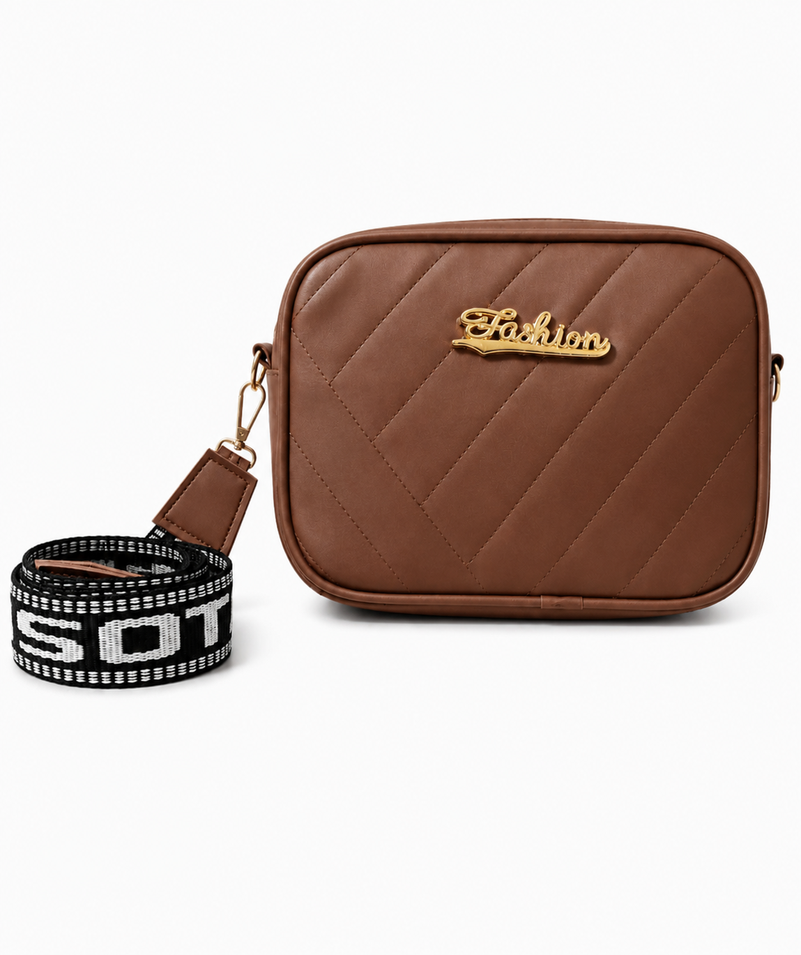 Emerald Quilted Crossbody Bag