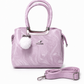 Blush Marble Charm Satchel Bag