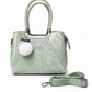 Blush Marble Charm Satchel Bag