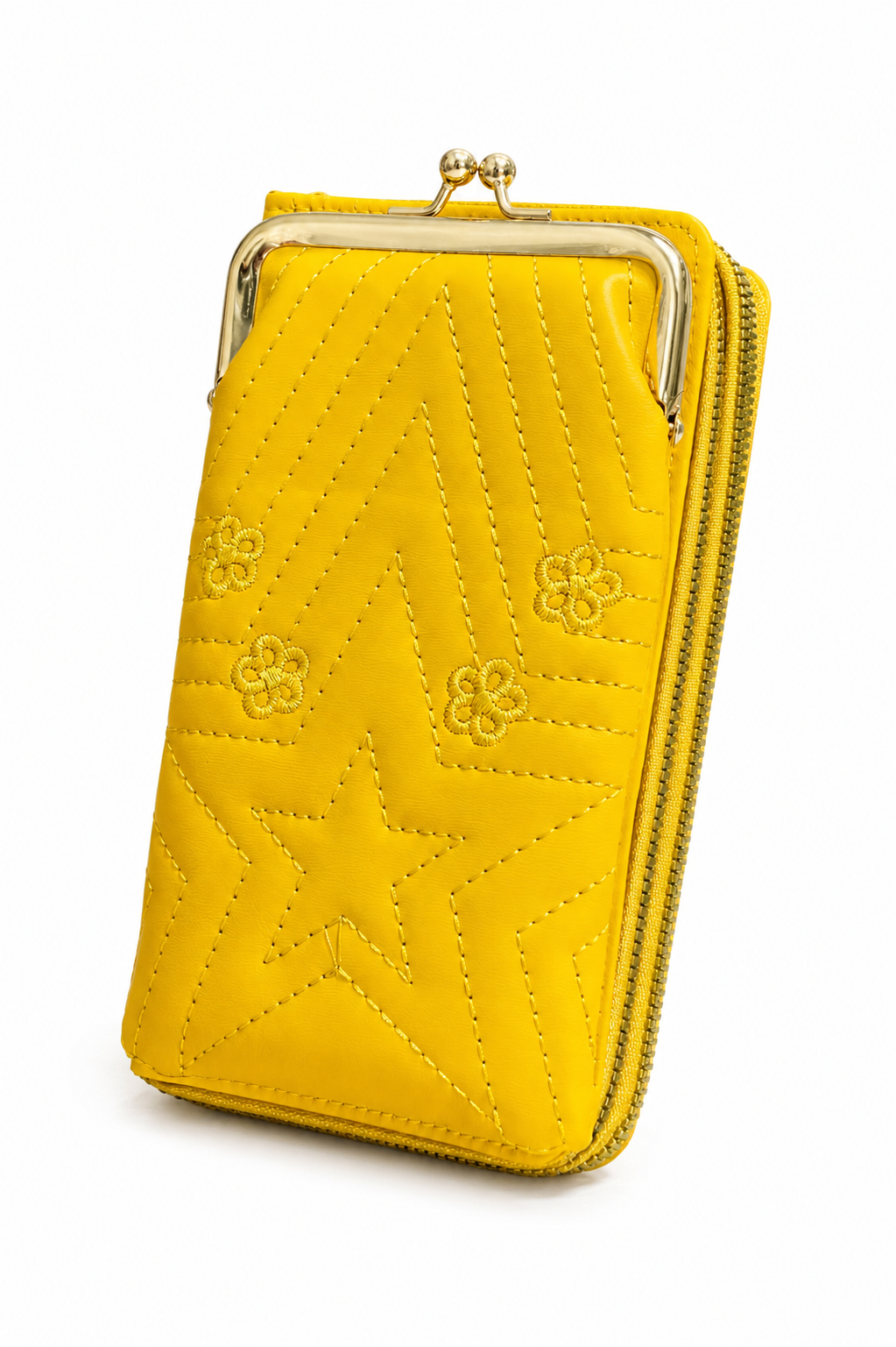 Cross Body Mobile Pouch Dual Zip