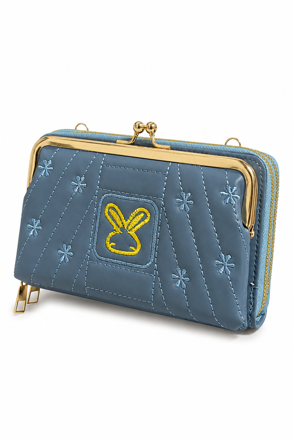 Cross Body Mobile Pouch Dual Zip