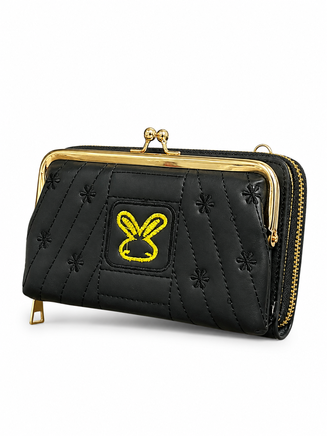 Cross Body Mobile Pouch Dual Zip