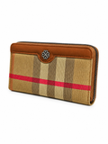 Cheque Single Zip Pocket Hand Pouch