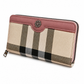 Cheque Single Zip Pocket Hand Pouch