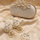Clutch & Jhumka Tikka Set
