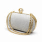 Chain Oval Shape Design clutch