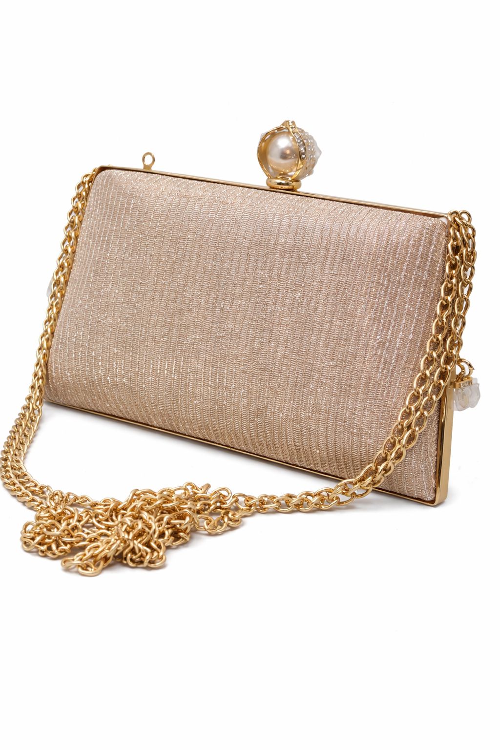 Long Chain Fancy Clutch