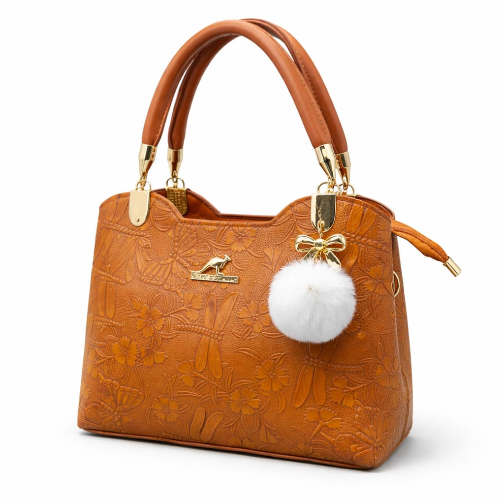 Leaf Imbosed design bag
