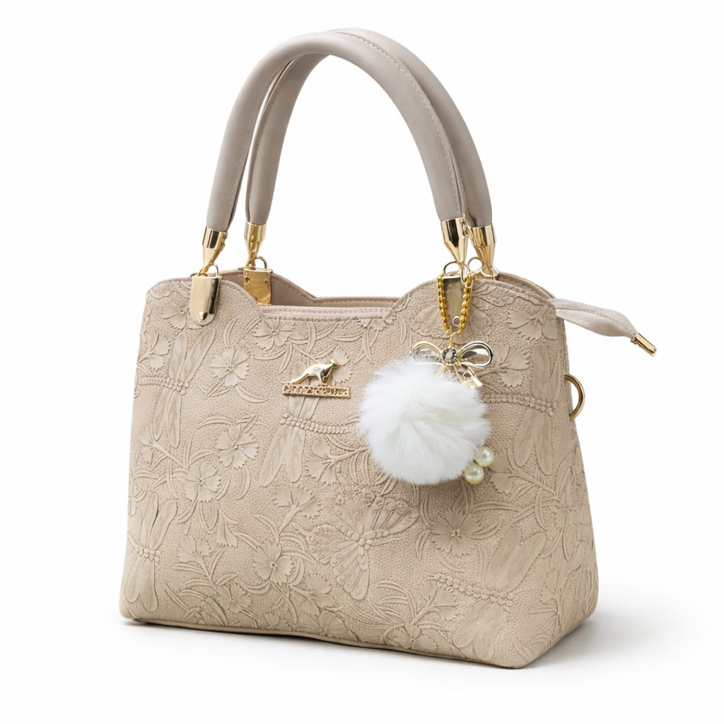 Leaf Imbosed design bag