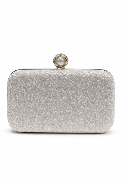 Pearl Ring Fancy Clutch Box Shape
