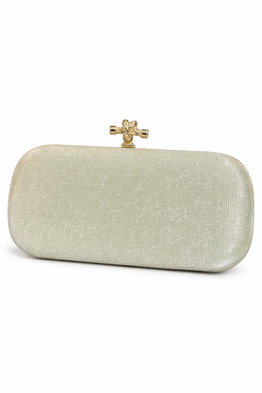 Tie Lock Fancy Clutch