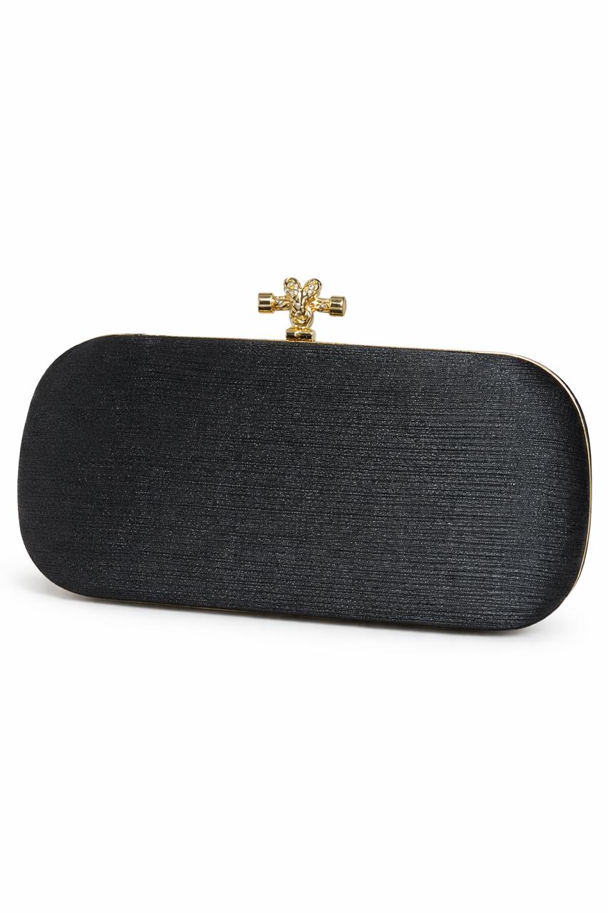 Tie Lock Fancy Clutch