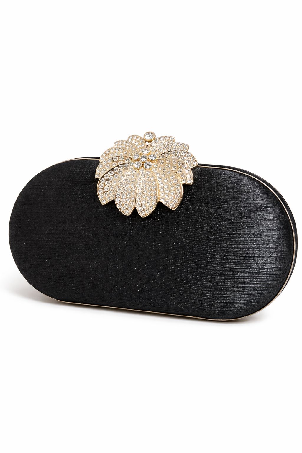 Flap oval shape clutch