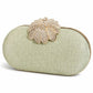 Flap oval shape clutch