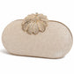 Flap oval shape clutch