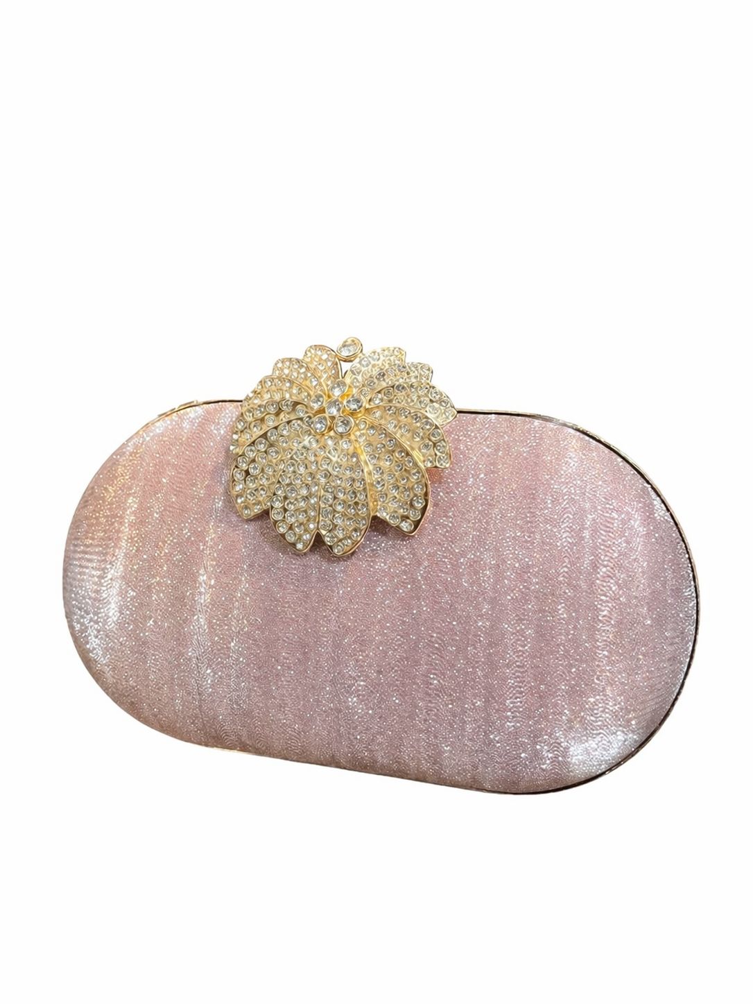 Flap oval shape clutch