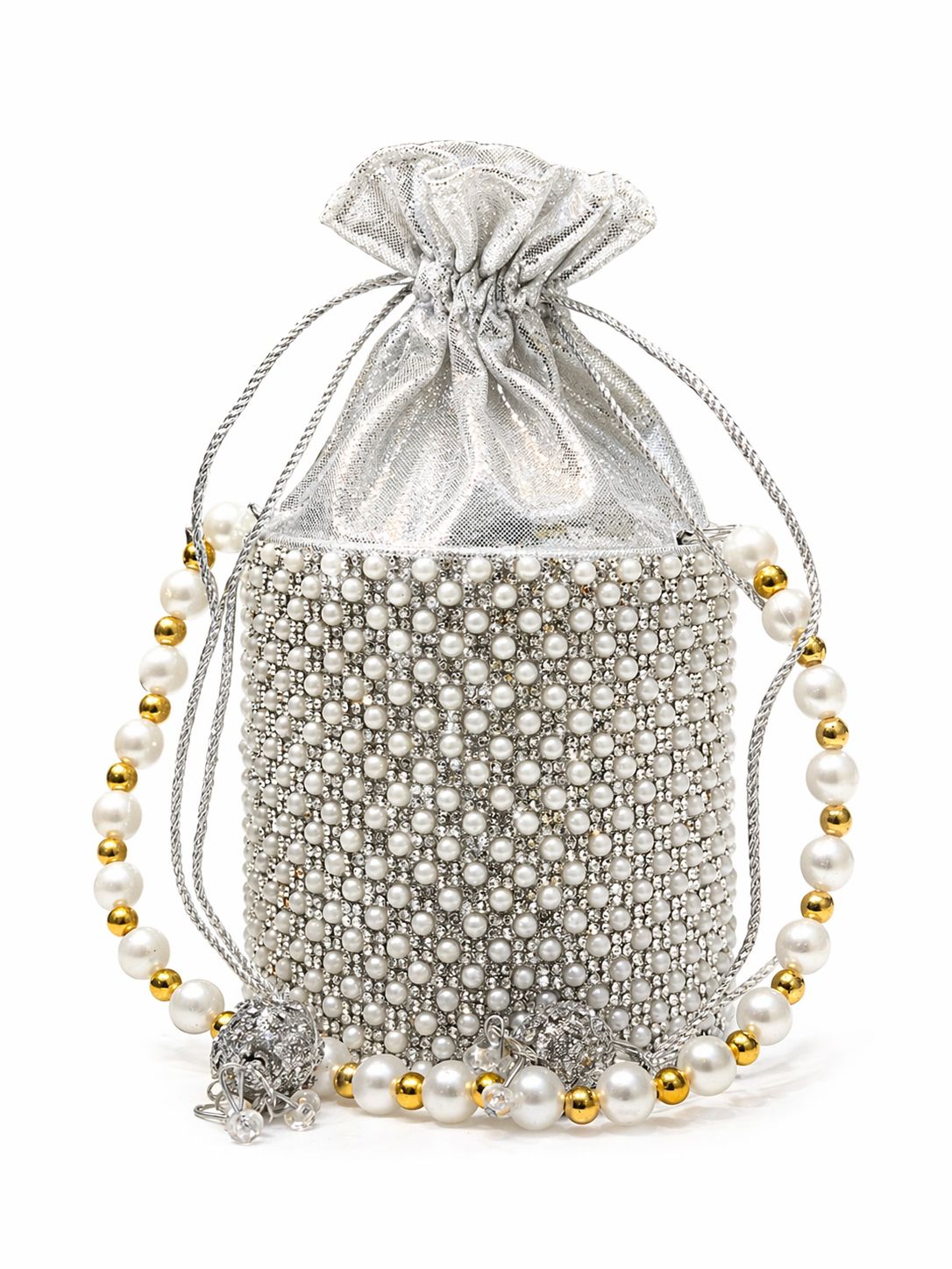 Pearls Design Potli