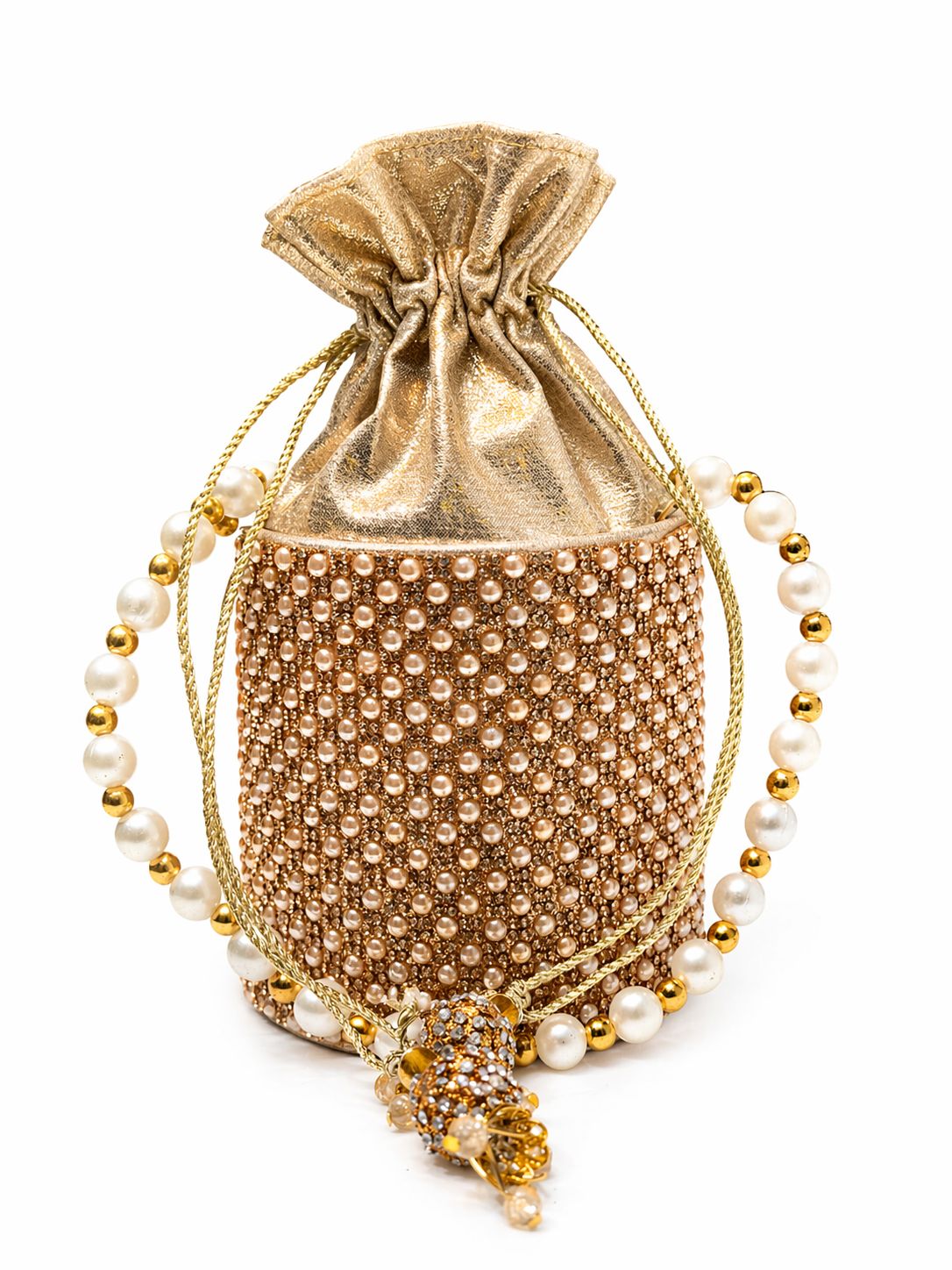 Pearls Design Potli