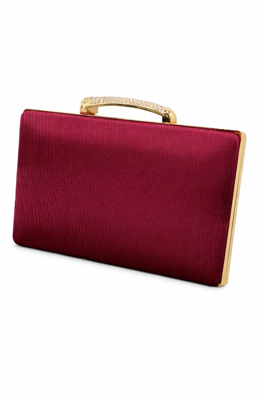 Silk File Shape Clutch