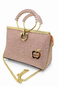 Circle Handle Shinny Fancy Bag