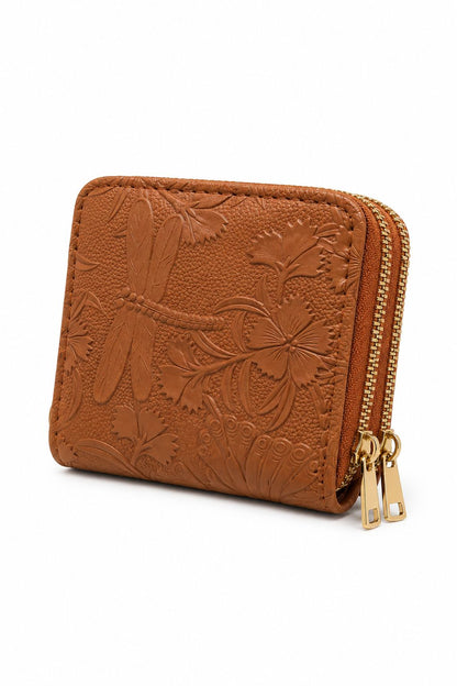 Mini Card Holder and Cash Pouch Dual Zip