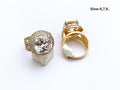 Xuping Fine Stone Cushion Halo Ring
