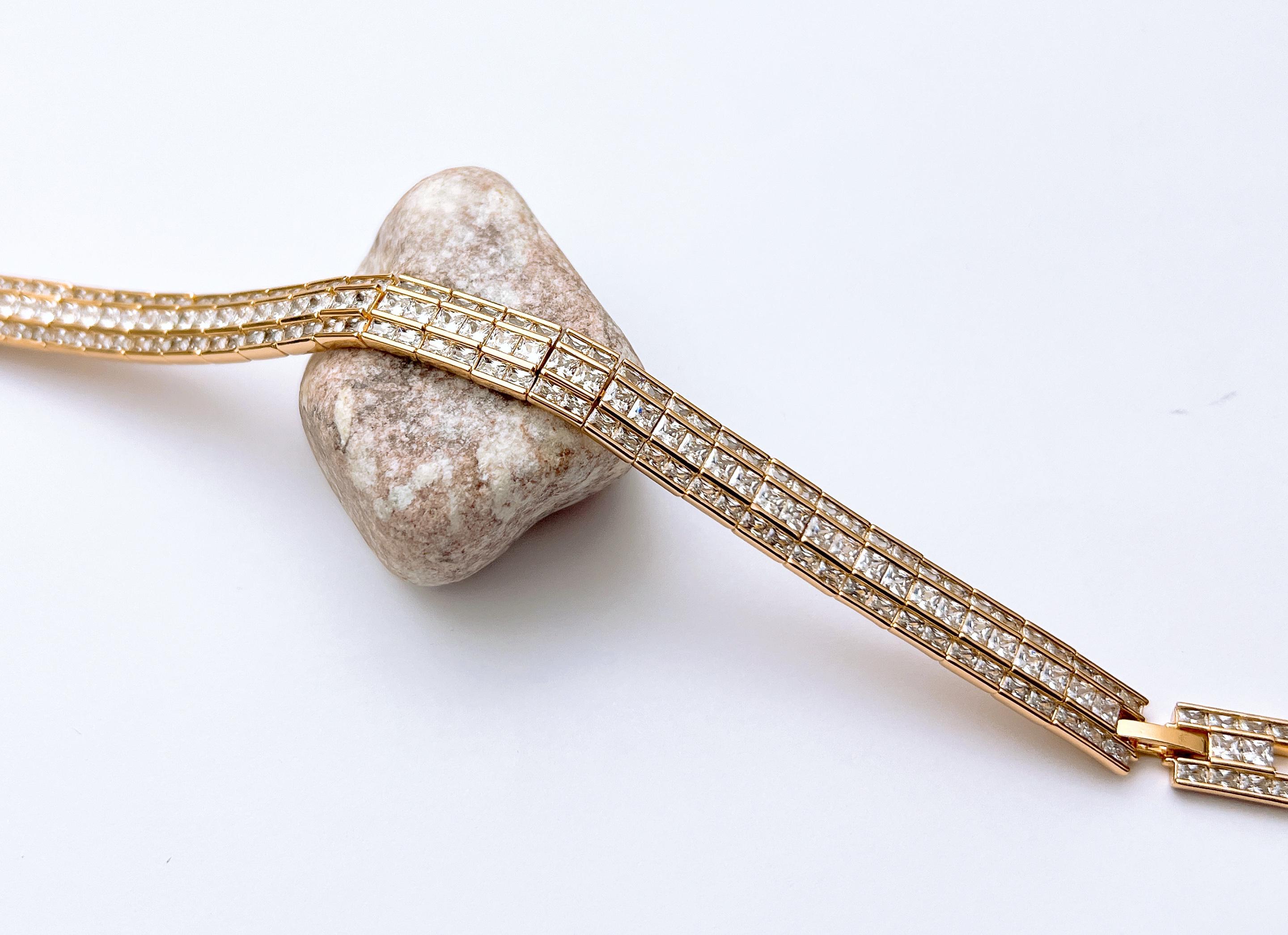 Golden Luxe Crystal Bracelet