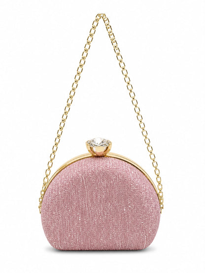 Sparkle Gem Clasp Clutch