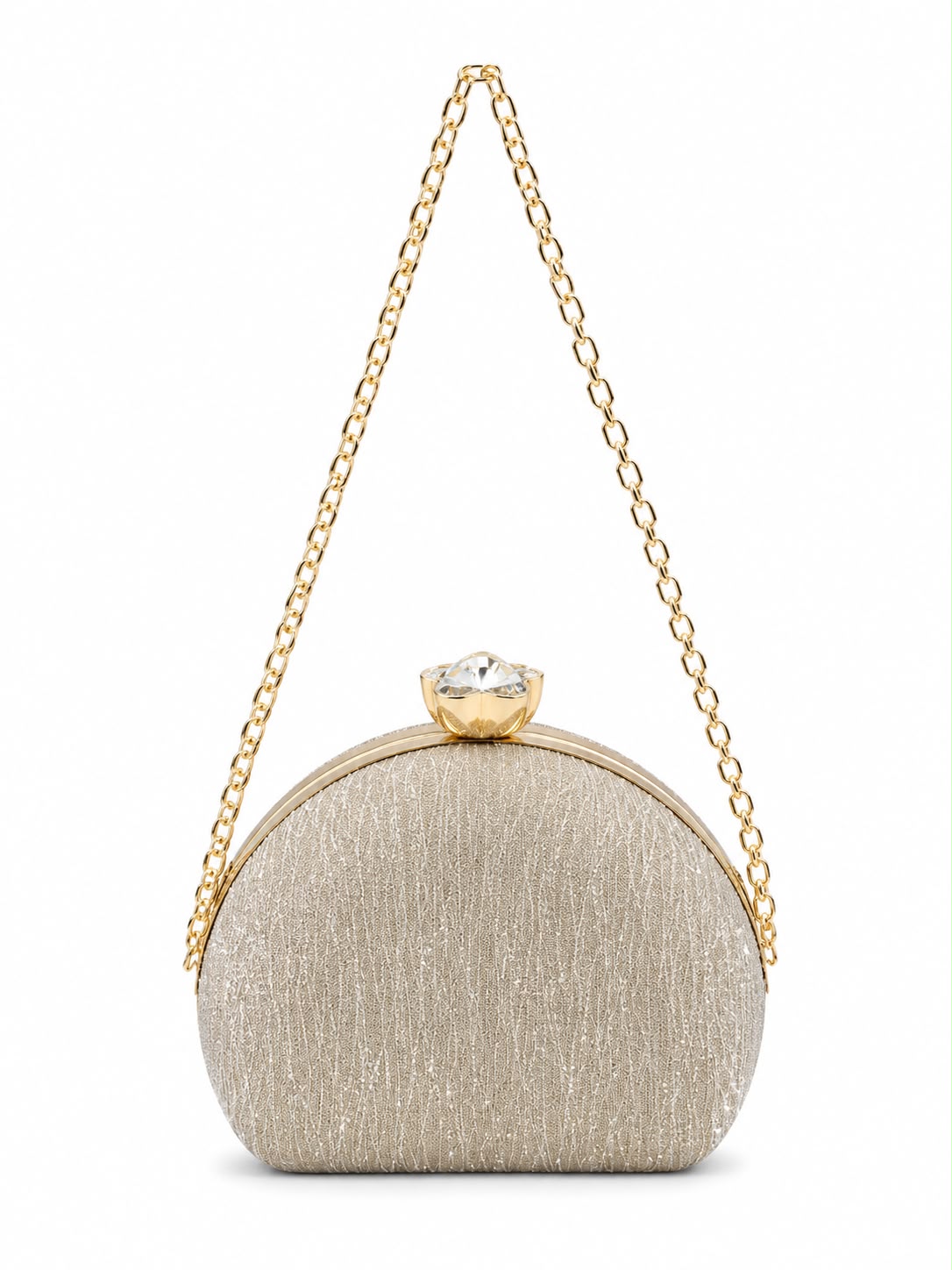 Sparkle Gem Clasp Clutch