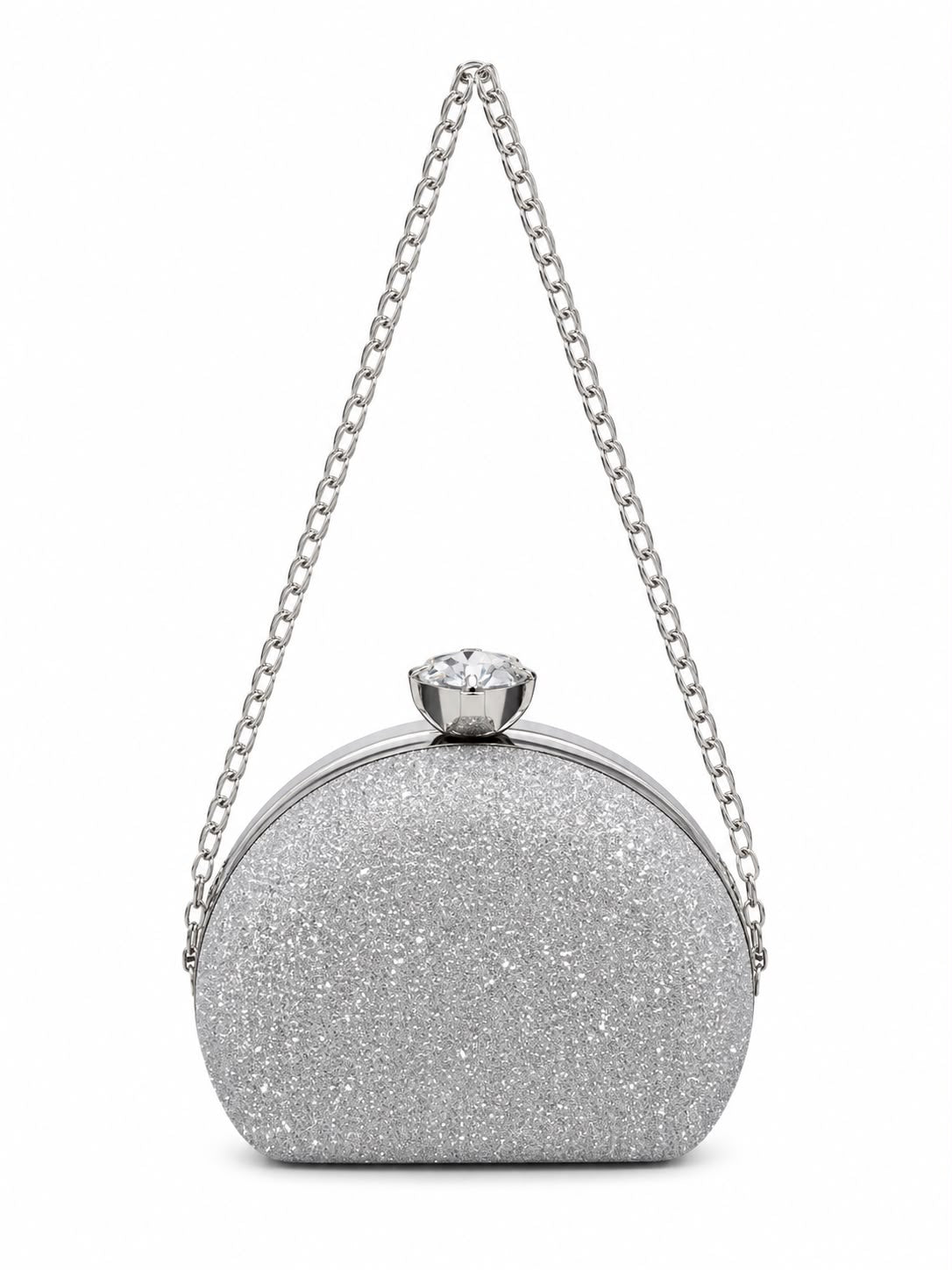 Sparkle Gem Clasp Clutch