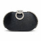 Flap oval shape clutch