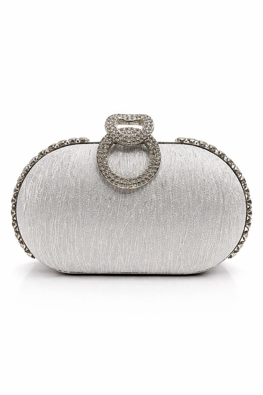 Flap oval shape clutch