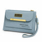 Dual Zip With Flap Pocket Hand Pouch