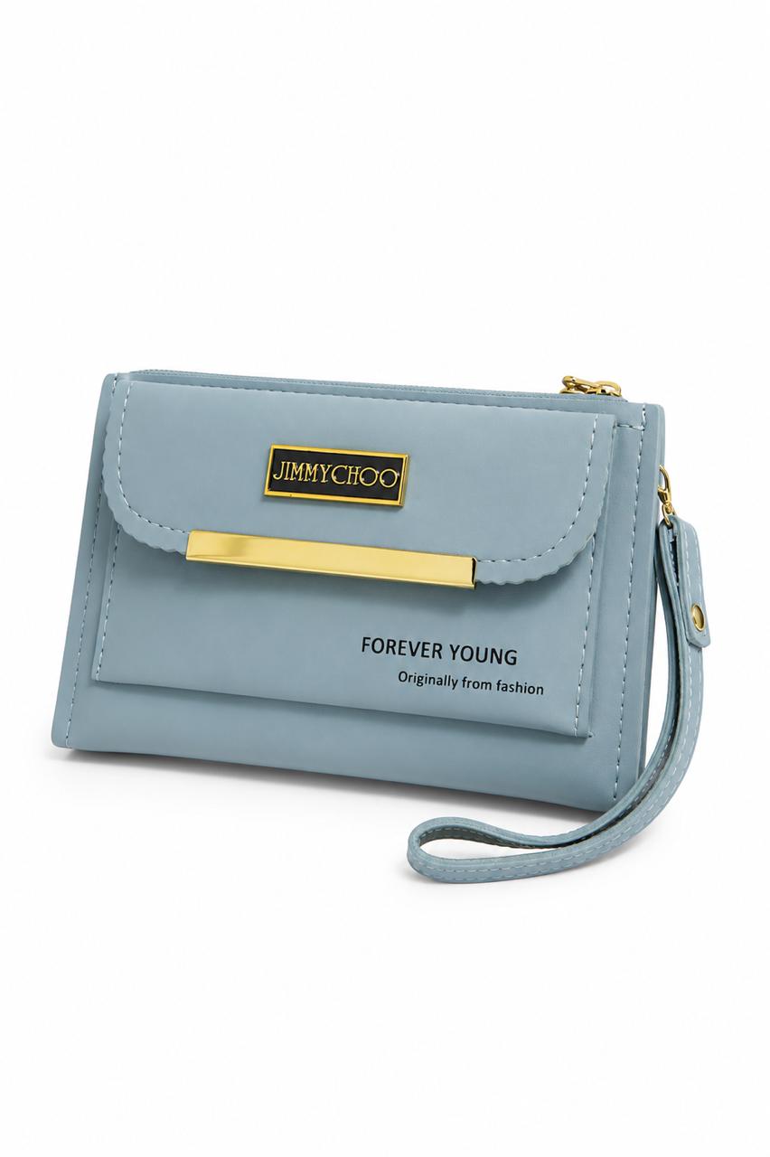 Dual Zip With Flap Pocket Hand Pouch