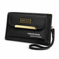 Dual Zip With Flap Pocket Hand Pouch
