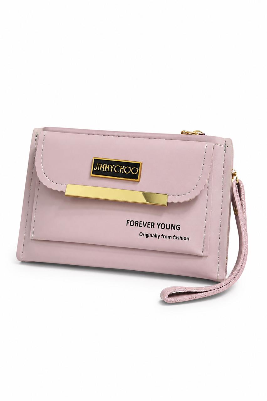 Dual Zip With Flap Pocket Hand Pouch