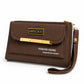 Dual Zip With Flap Pocket Hand Pouch