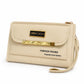 Dual Zip With Flap Pocket Hand Pouch
