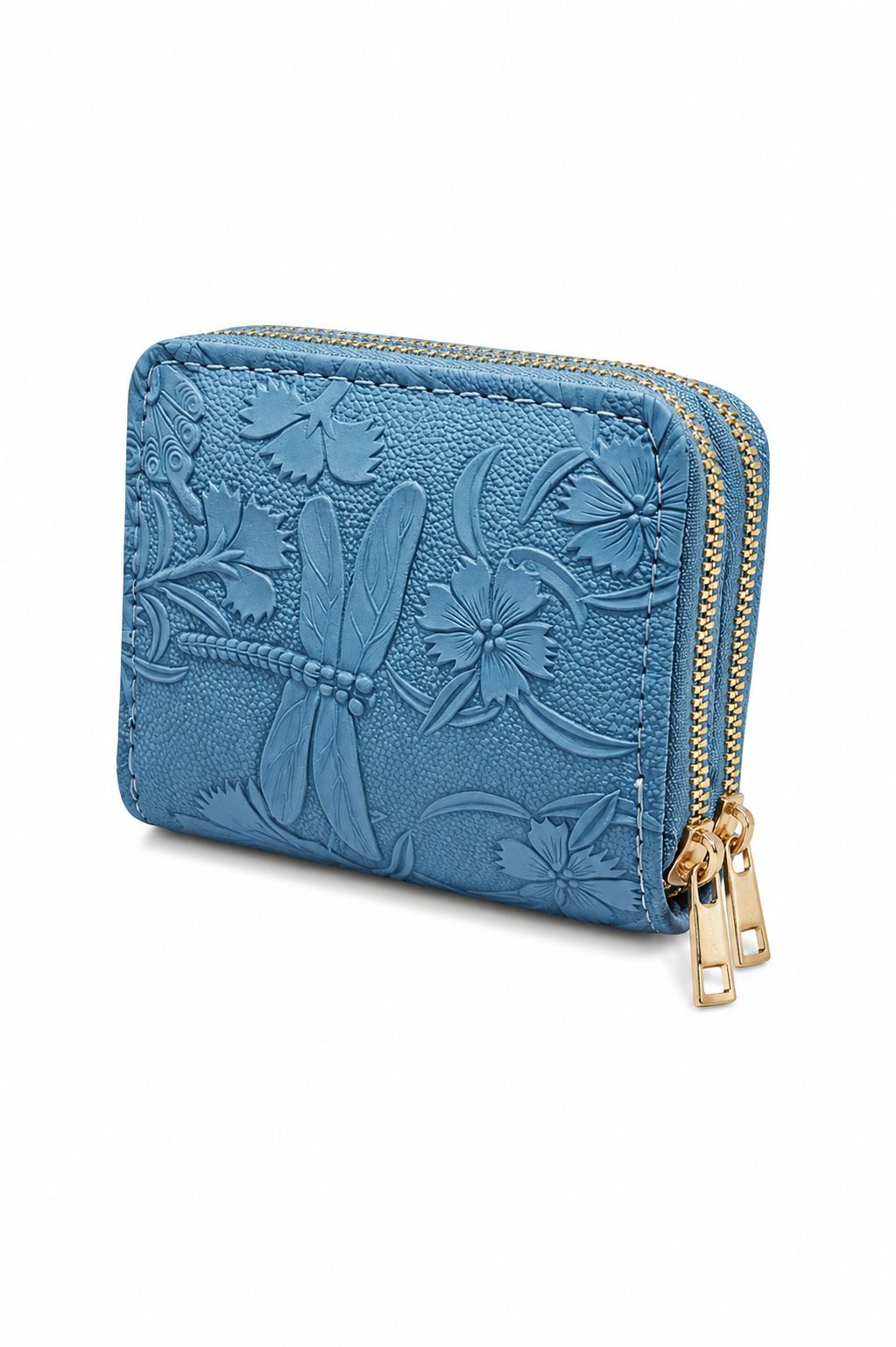 Mini Card Holder and Cash Pouch Dual Zip