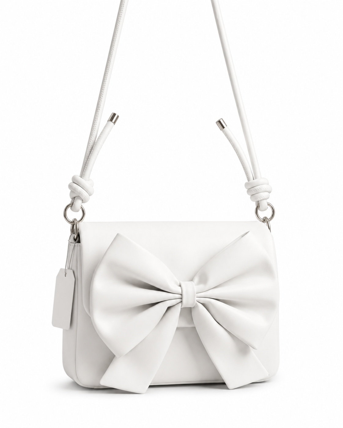Ivory Bow Shoulder Bag